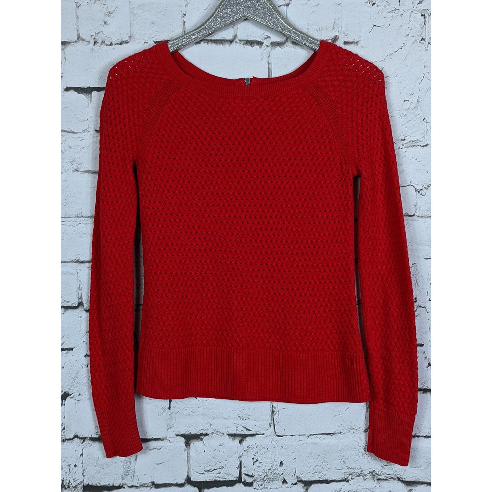 AMERICAN EAGLE Pointelle Knit Pullover Sweater